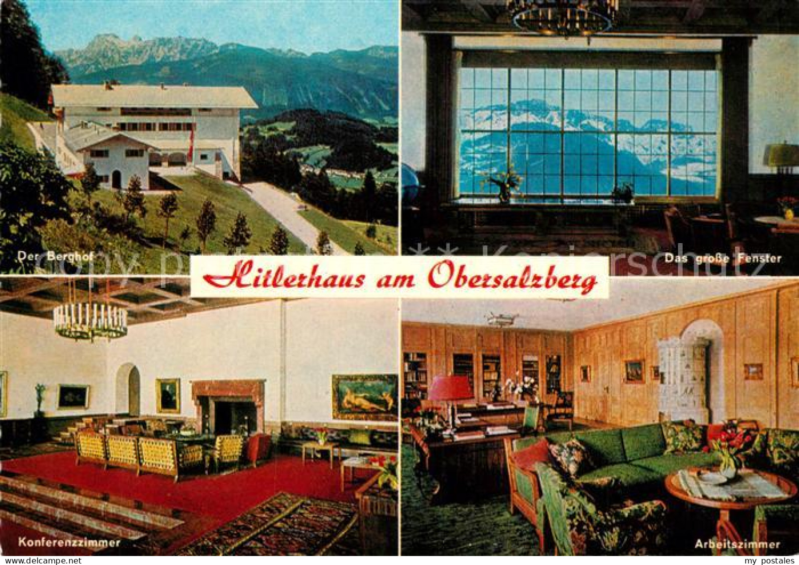 73244095 Obersalzberg A. H. Haus Konferenzzimmer Arbeitszimmer Obersalzberg - Berchtesgaden