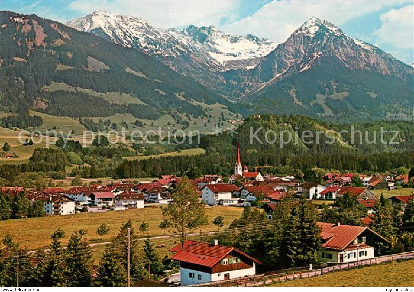 73244031 Fischen Allgaeu Mit Entschenkopf Nebelhorn Rubihorn Fischen Allgaeu - Fischen