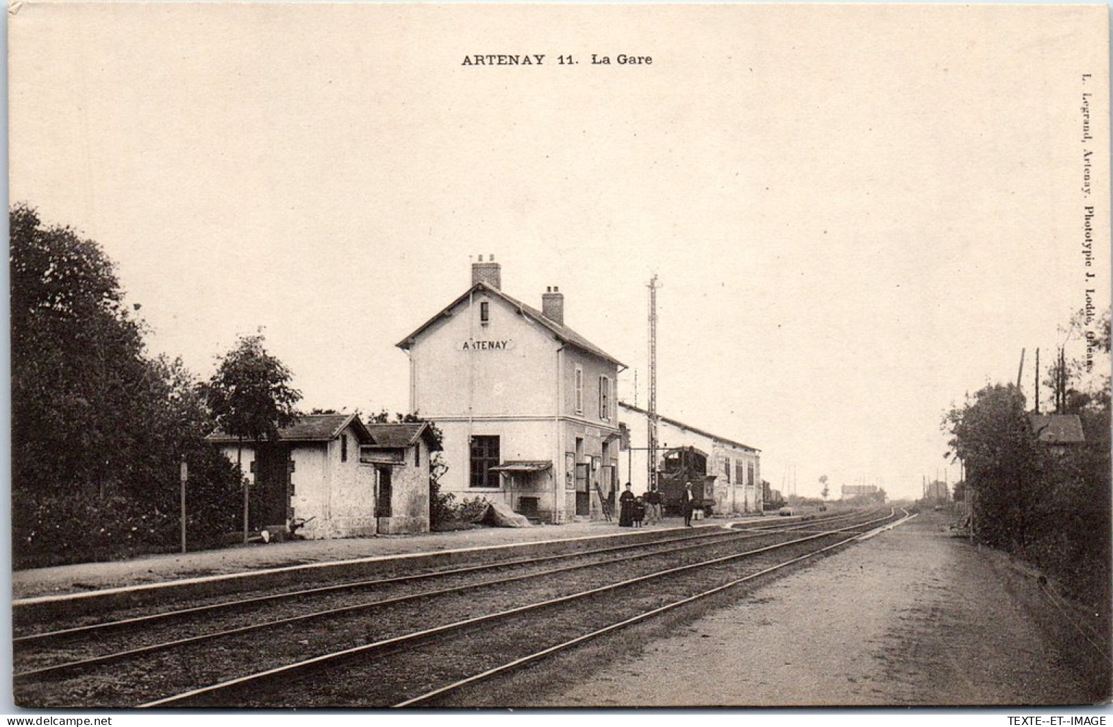45 ARTENAY - La Gare. - Artenay