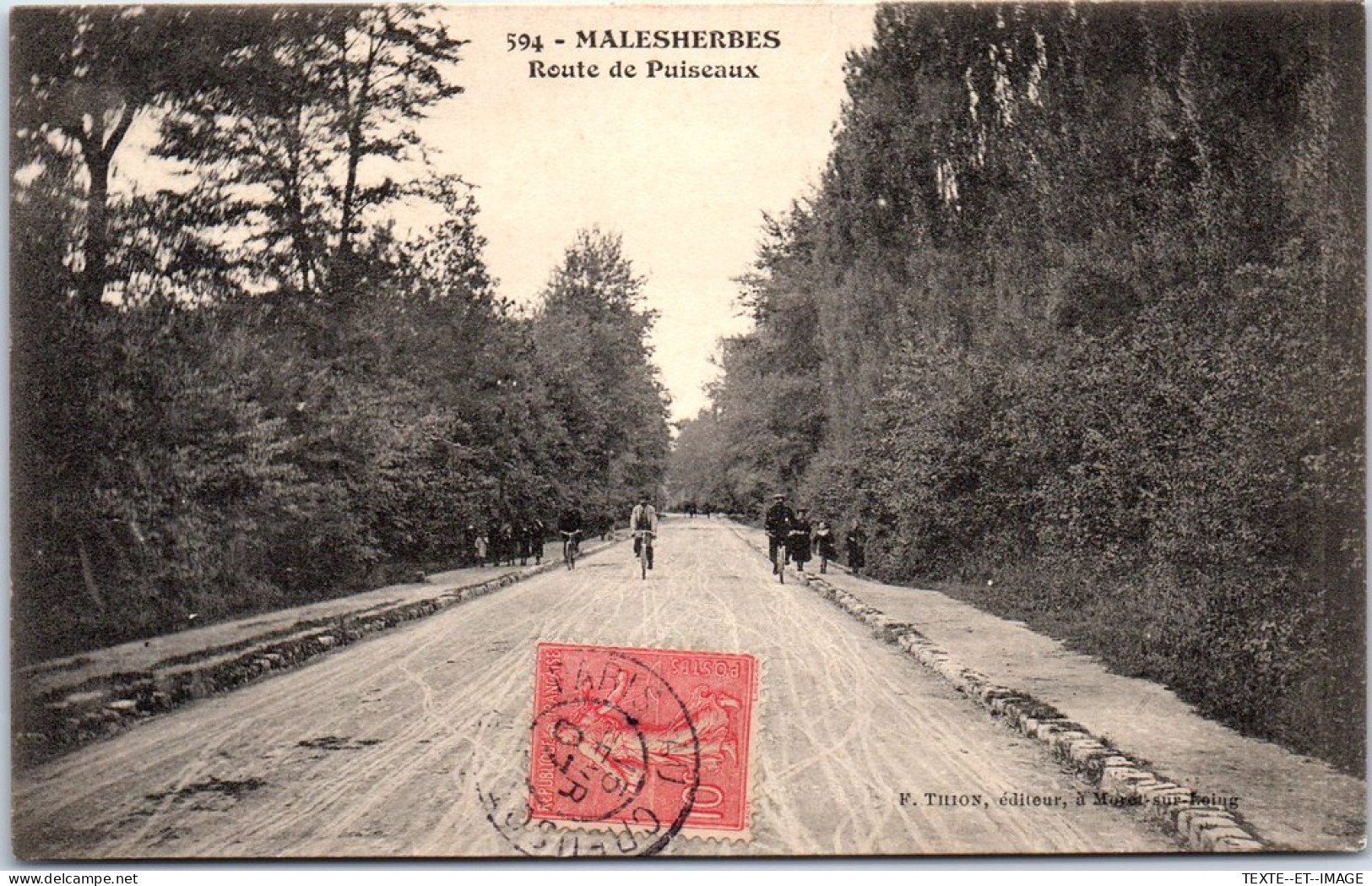 45 MALESHERBES - La Route De Puiseaux  - Malesherbes