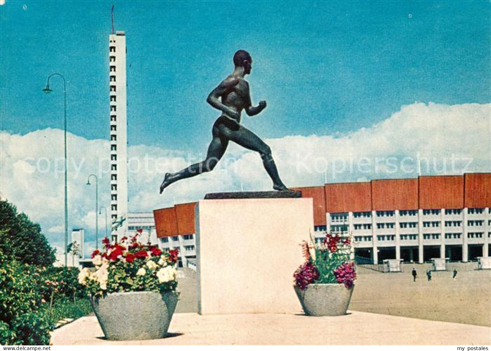 73243062 Helsinki Olympiastadion Paavo Nurmis Statue Helsinki - Finlandia