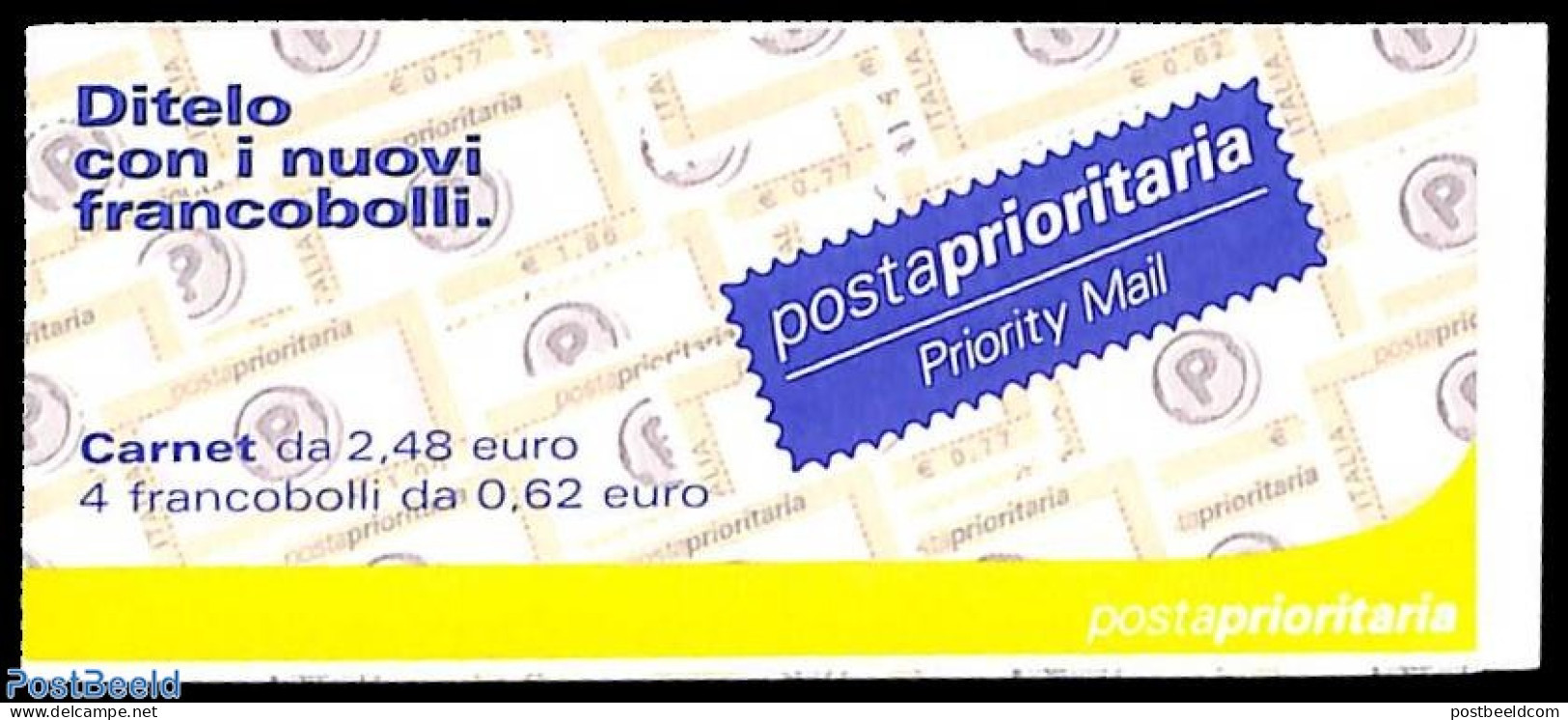 Italy 2002 Priority Reprint Foil Booklet, Mint NH - Sonstige & Ohne Zuordnung