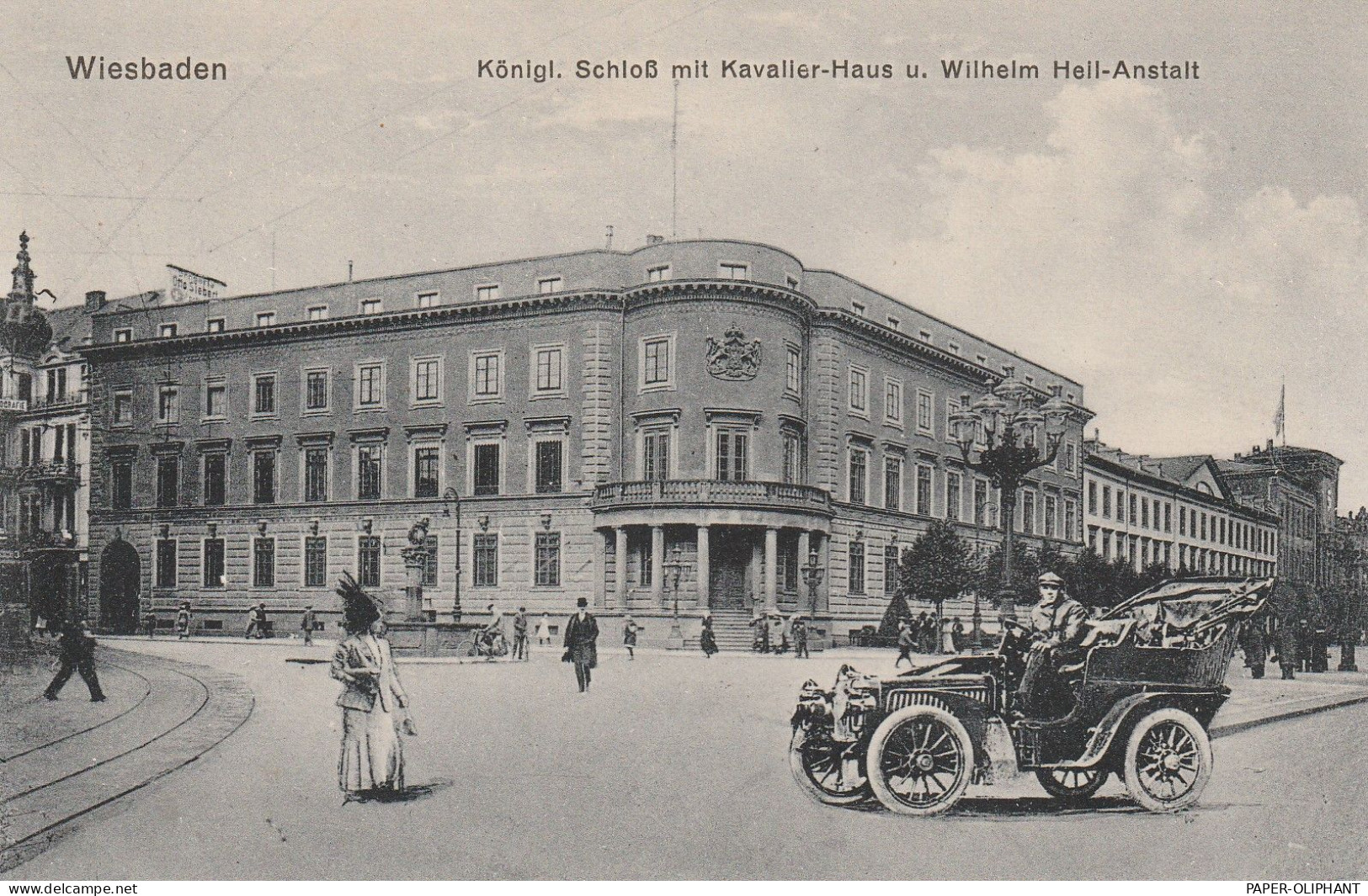 6200 WIESBADEN, Schloß / Kavalier-Haus / Heil-Anstalt, Verlag Boogaart - Wiesbaden