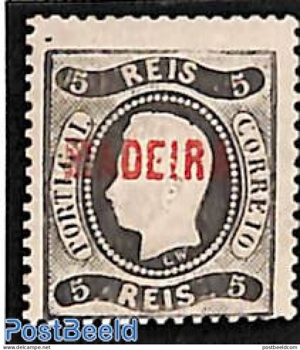 Madeira 1868 5R, Stamp Out Of Set, Without Gum, Unused (hinged) - Madeira