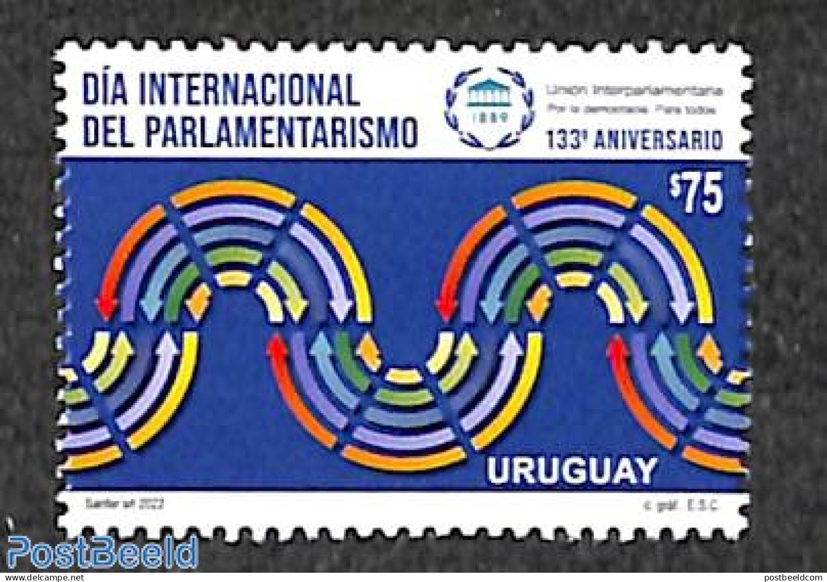 Uruguay 2022 Parliamental Day 1v, Mint NH - Uruguay