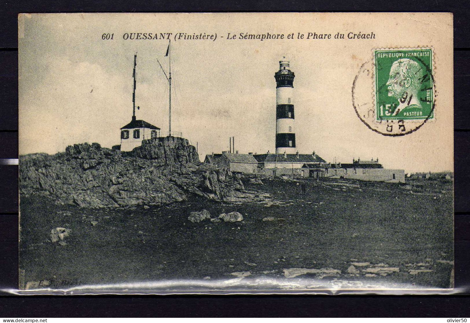 Ouessant - Finistere - Le Semaphore Et Le Phare De Creach - Ouessant