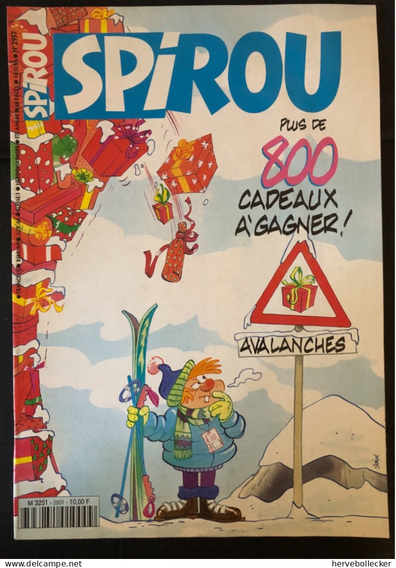 Spirou Hebdomadaire N° 2957 -1994 - Spirou Magazine