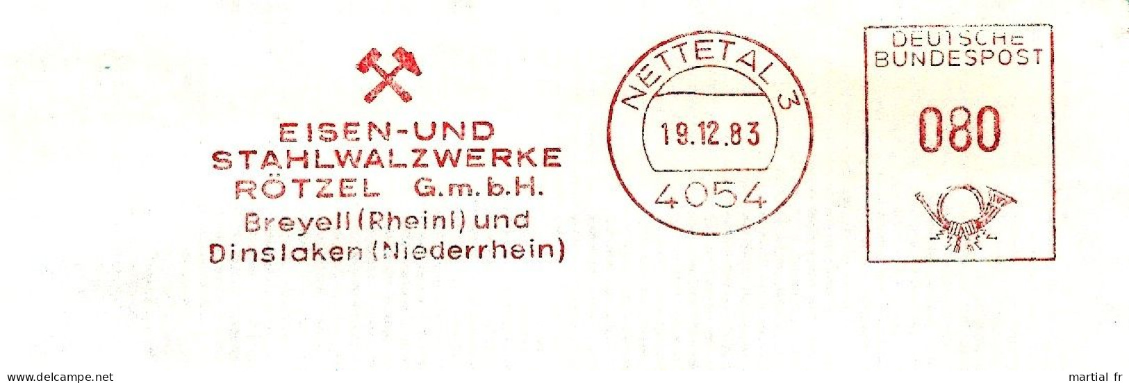 EMA ALLEMAGNE DEUTSCHLAND BUND NETTETAL FER EISEN IRON IJZER FERRO HIERRO HUPFER METAL METALL STAHL ACIERIE ACIER - Minerals