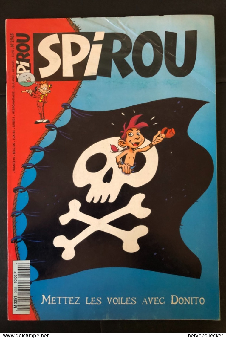 Spirou Hebdomadaire N° 2965 -1995 - Spirou Magazine