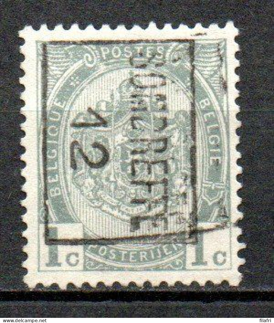 1868 Voorafstempeling Op Nr 81 - SOMBREFFE 12 - Positie B - Roller Precancels 1910-19