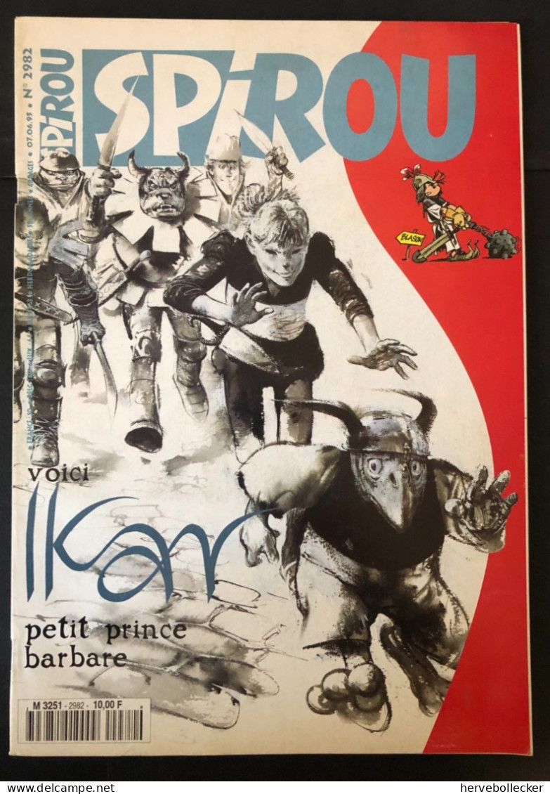 Spirou Hebdomadaire N° 2982 -1995 - Spirou Magazine