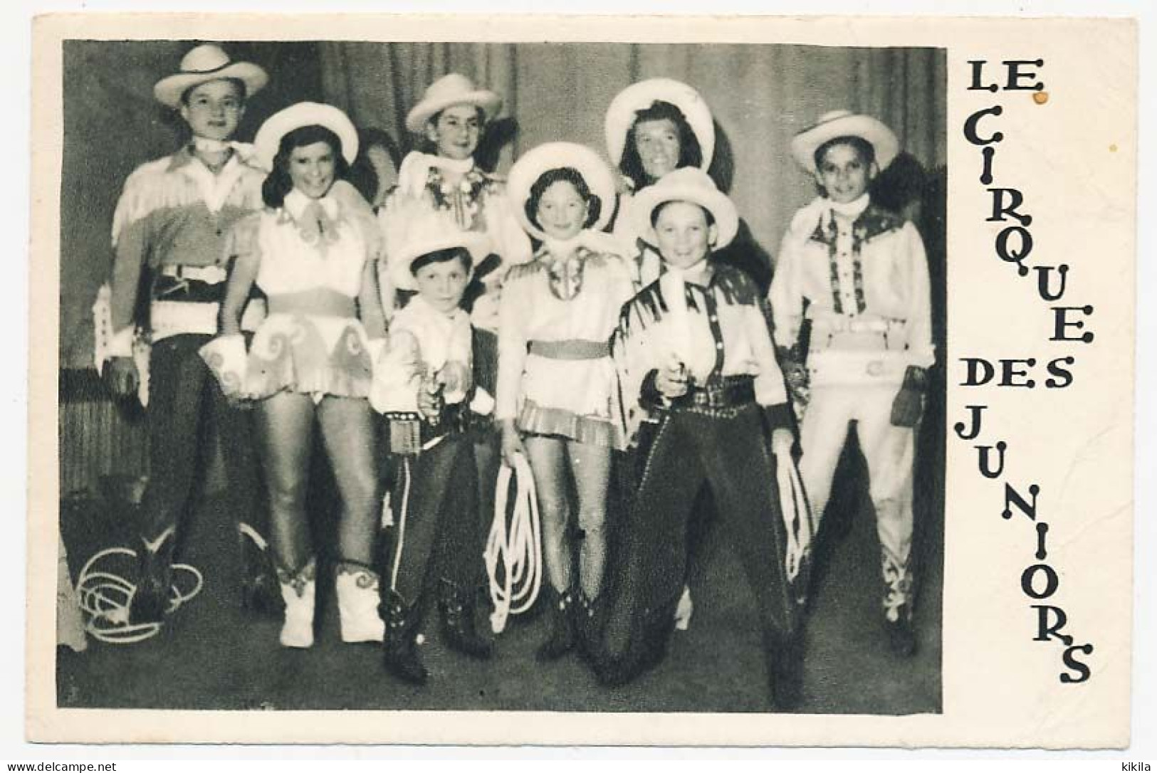 CPSM 9 X 14 Le Cirque Des Juniors Enfants Cow Boys - Cirque