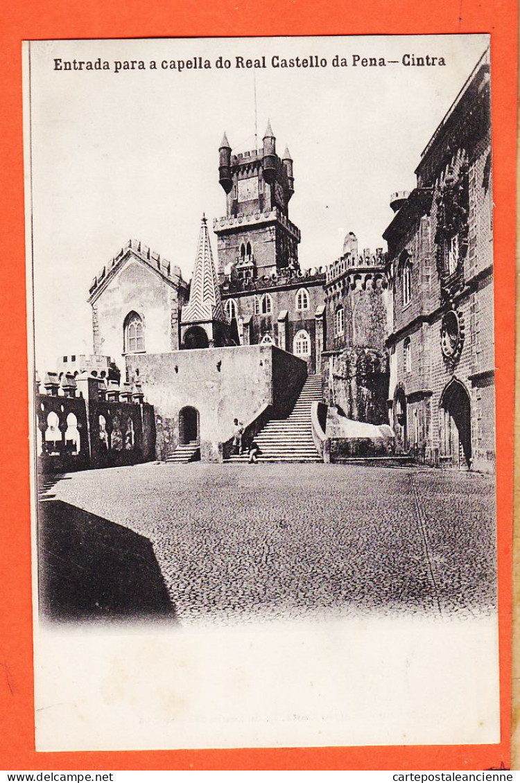 32967 / ⭐ CINTRA Sintra (•◡•) Entrada Para A Capella Do Real Castello Da Pena 1900s ◉ Ediçao COSTA Rua Do OURO 1014 - Lisboa