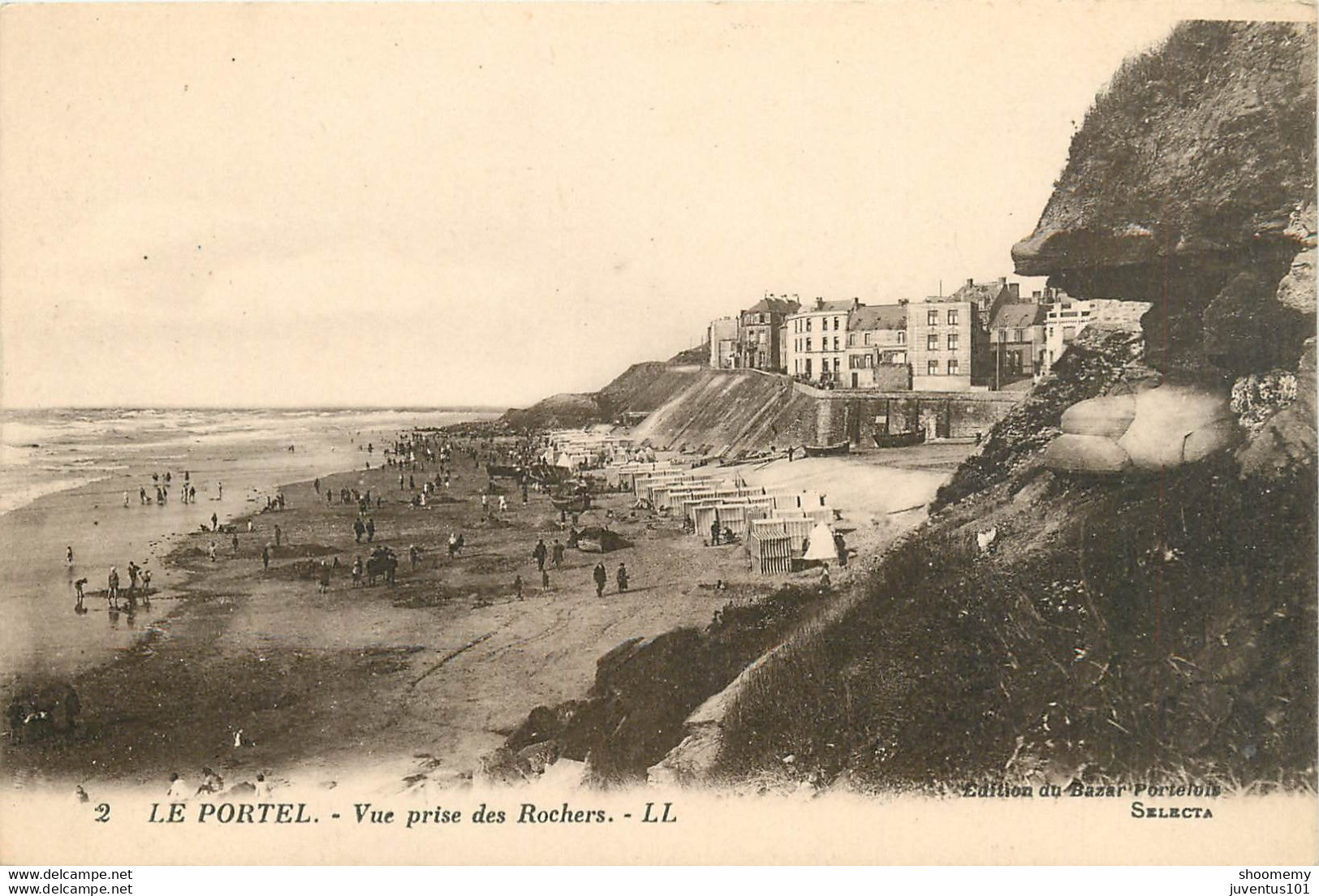 CPA Le Portel-Vue Prise Des Rochers    L1104 - Le Portel