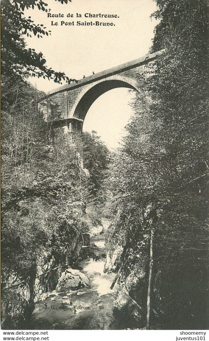 CPA Route De La Grande Chartreuse-Le Pont Saint Bruno       L1103 - Chartreuse