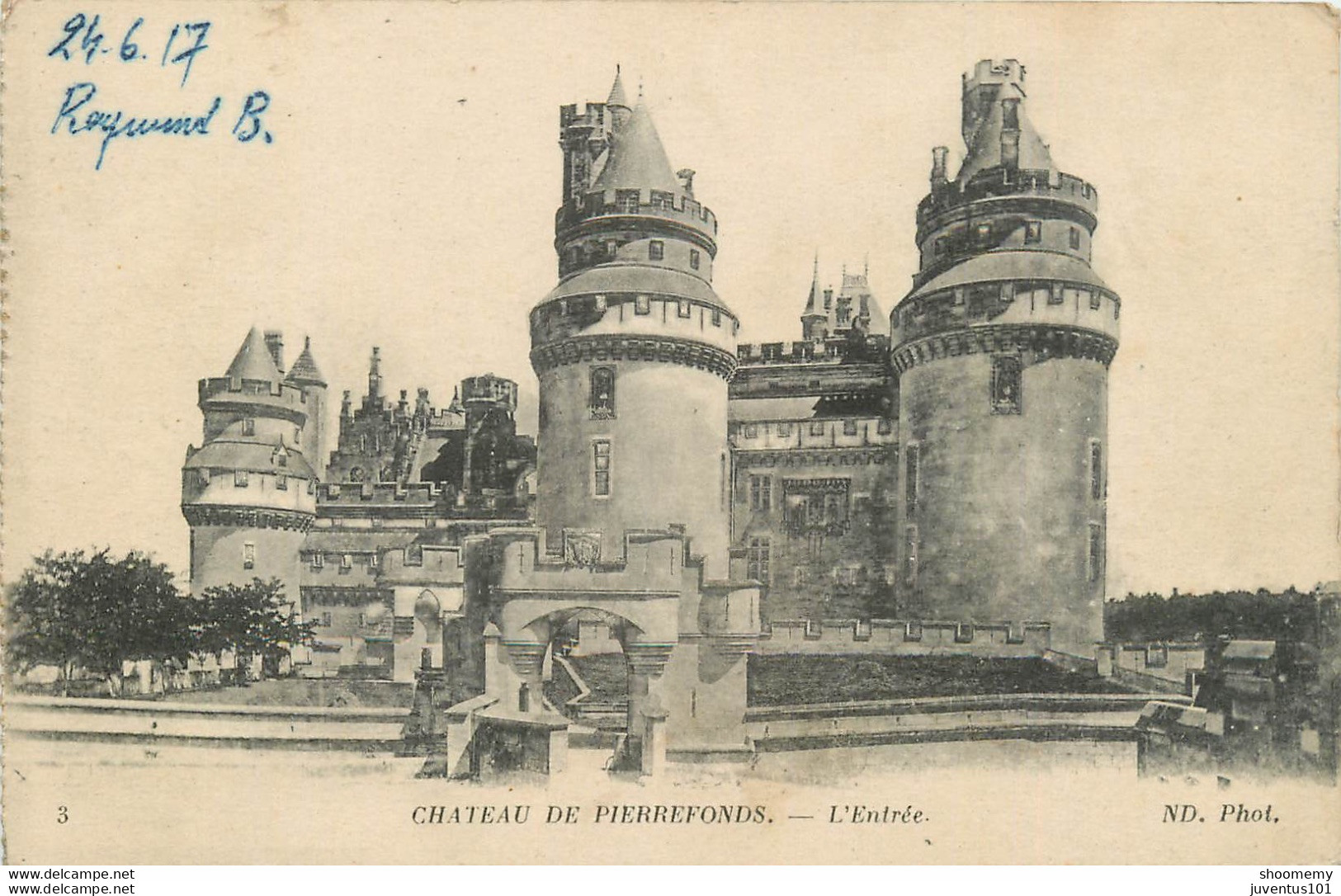 CPA Chateau De Pierrefonds-L'entrée      L1197 - Pierrefonds