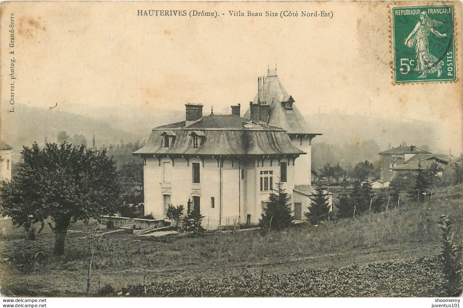 CPA Hauterives-Villa Beau Site-Timbre     L1319 - Hauterives