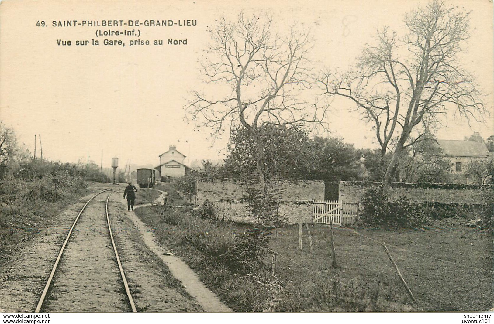 CPA Saint Philbert De Grand Lieu-Vue Sur La Gare      L1528 - Saint-Philbert-de-Grand-Lieu