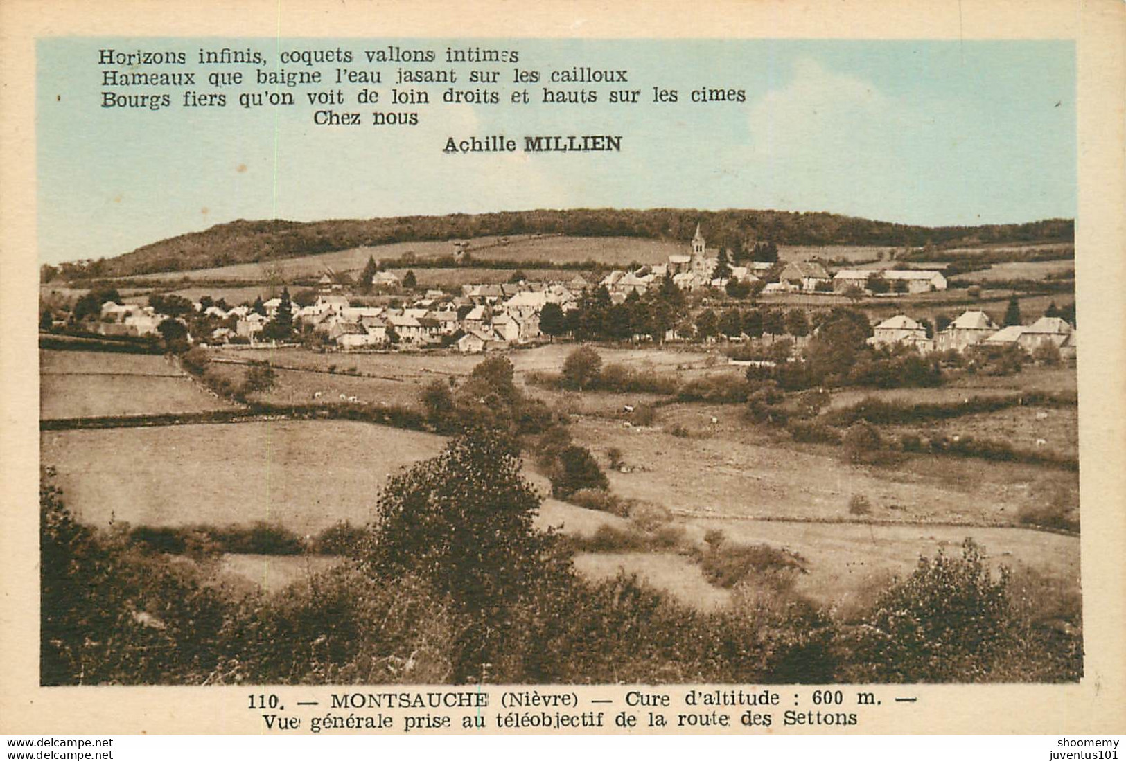 CPA Montsauche-Vue Générale-Achille Millien     L1586 - Montsauche Les Settons