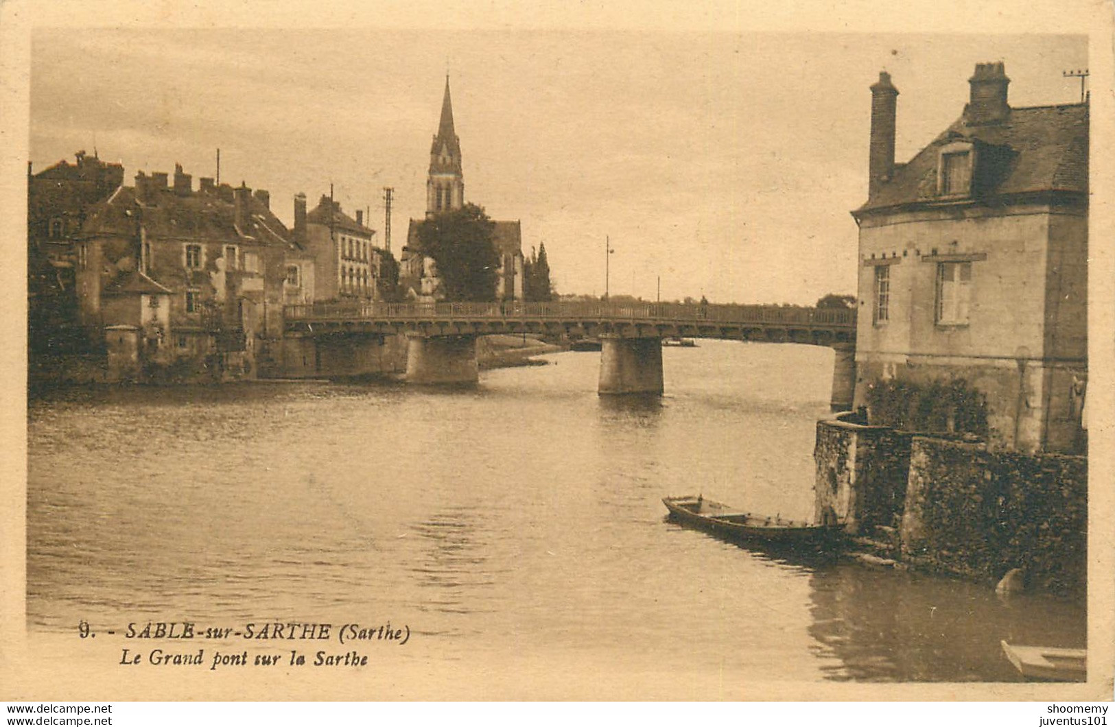 CPA Sablé Sur Sarthe-Le Grand Pont Sur La Sarthe-9        L1657 - Sable Sur Sarthe