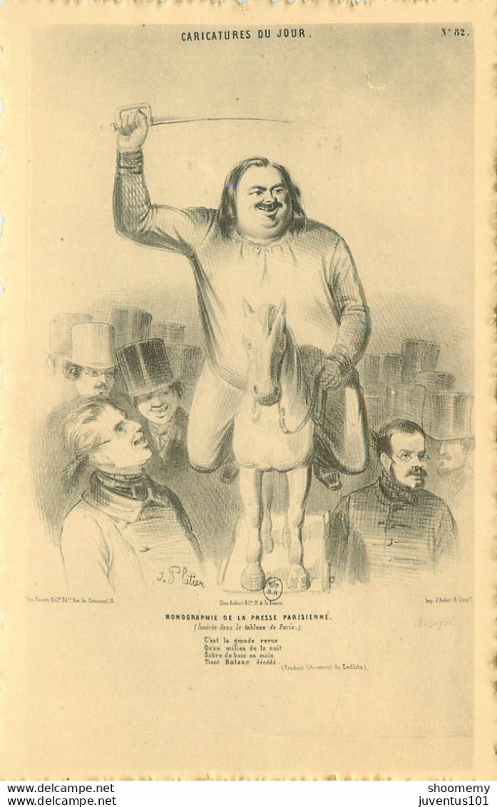 CPA Balzac-Caricatures Du Jour   L1811 - Writers