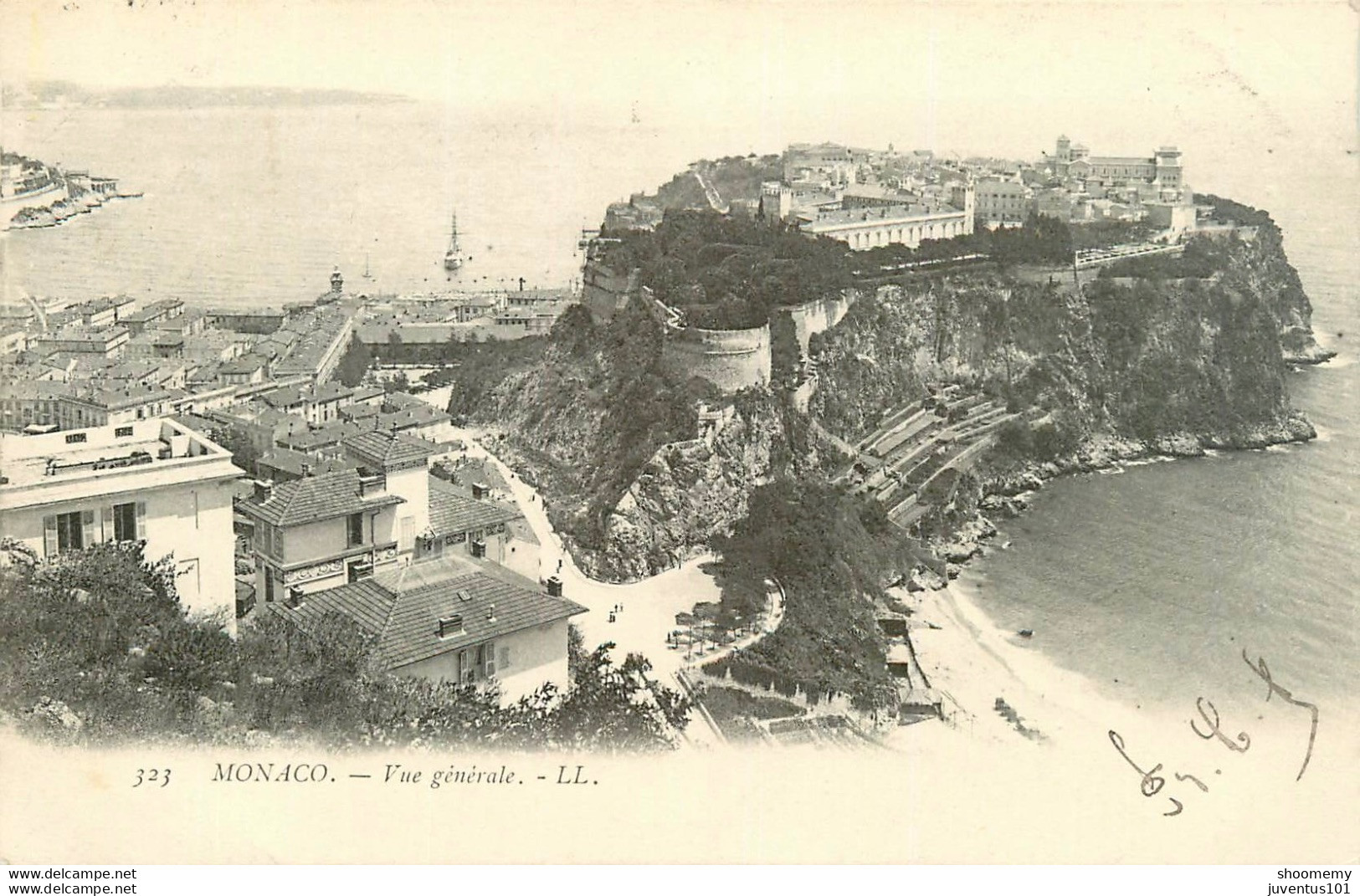 CPA Monaco-Vue Générale-Timbre       L1796 - Tarjetas Panorámicas