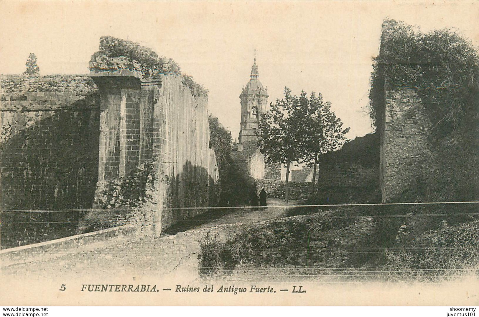 CPA Fuenterrabia-Ruines Del Antiguo Fuerte-5      L2195 - Autres & Non Classés