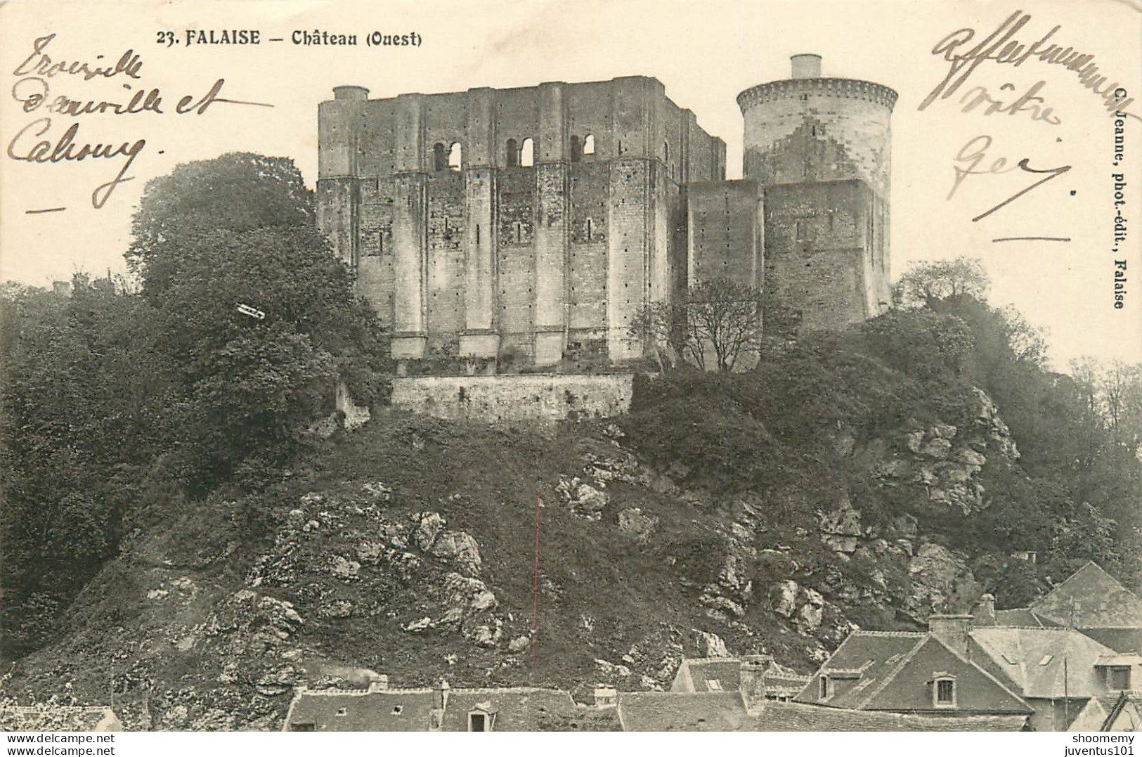 CPA Falaise-Château-29-Timbre      L2189 - Falaise