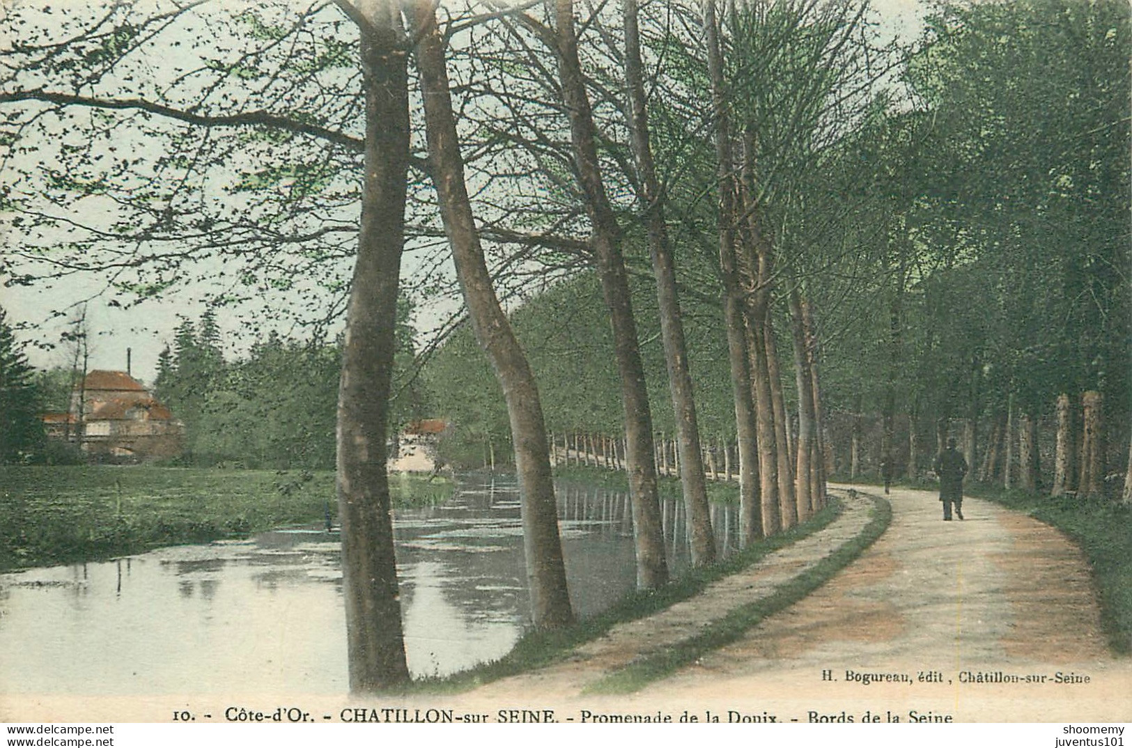 CPA Chatillon Sur Seine-Promenade De La Douix-Bords De La Seine-10     L2167 - Chatillon Sur Seine