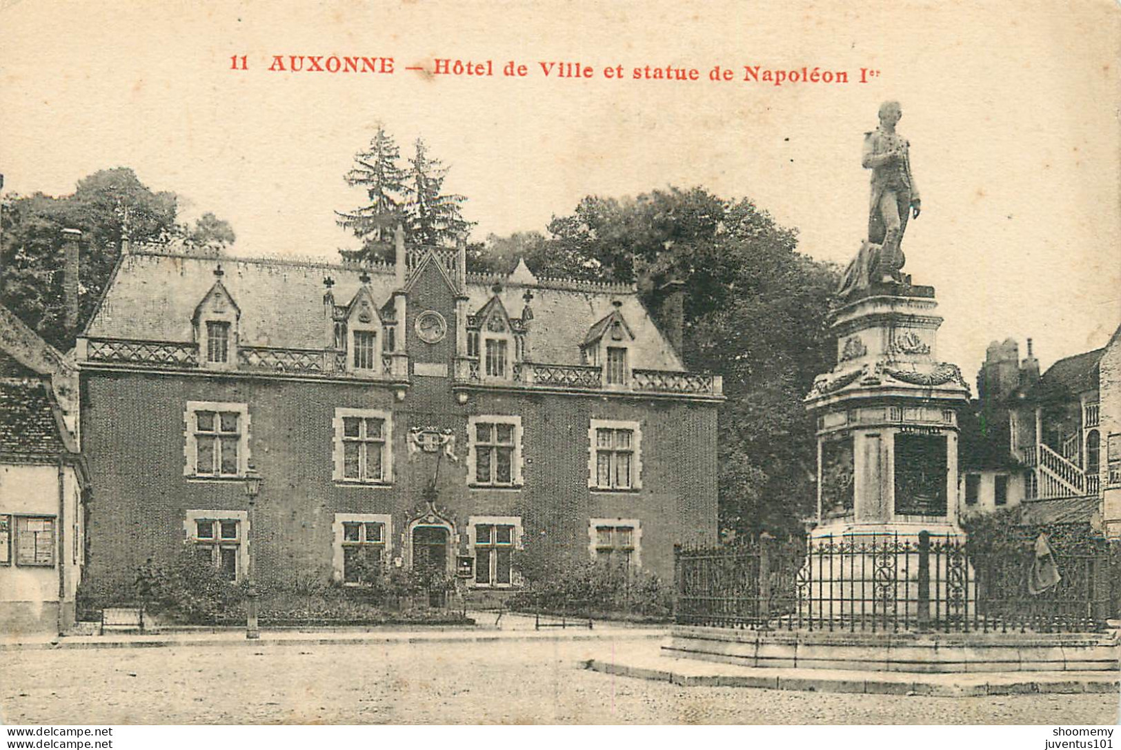 CPA Auxonne-Hôtel De Ville Et Statue De Napoléon 1er-11      L2167 - Auxonne