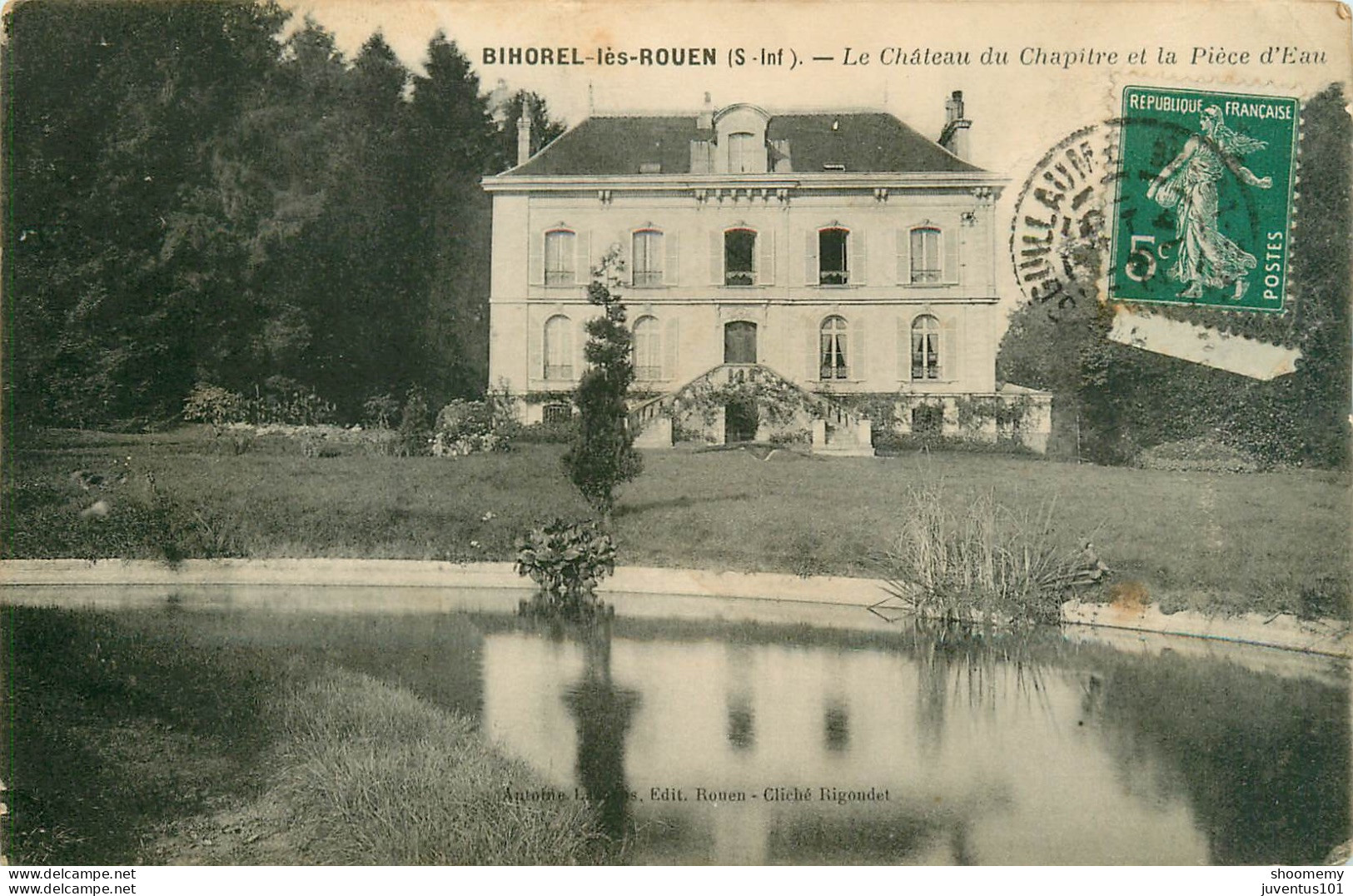 CPA Bihorel Les Rouen-Le Château Du Chapitre-Timbre-En L'état      L2294 - Bihorel