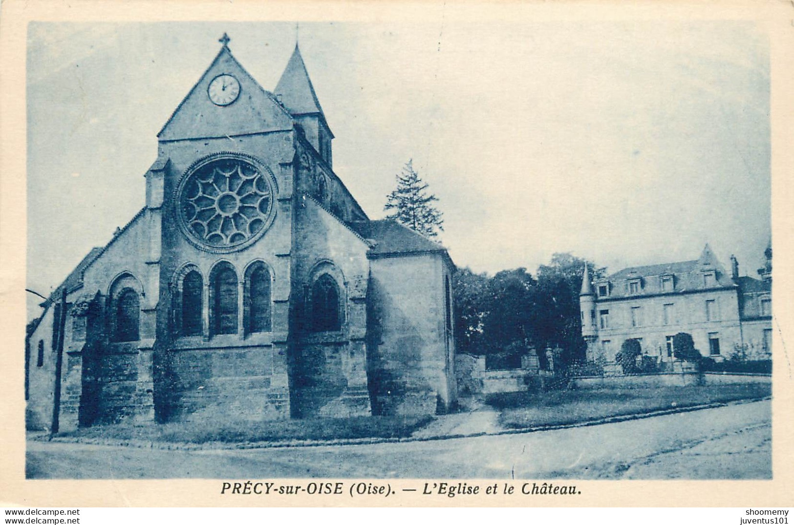 CPA Précy Sur Oise-L'église Et Le Château     L2331 - Précy-sur-Oise