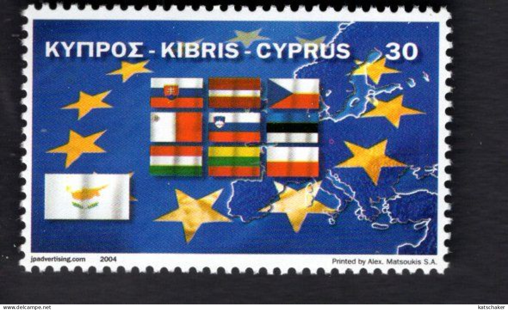 2025230015 2004 SCOTT 1018 (XX) POSTFRIS MINT NEVER HINGED - ADMISSION TO EUROPEAN UNION - Ungebraucht