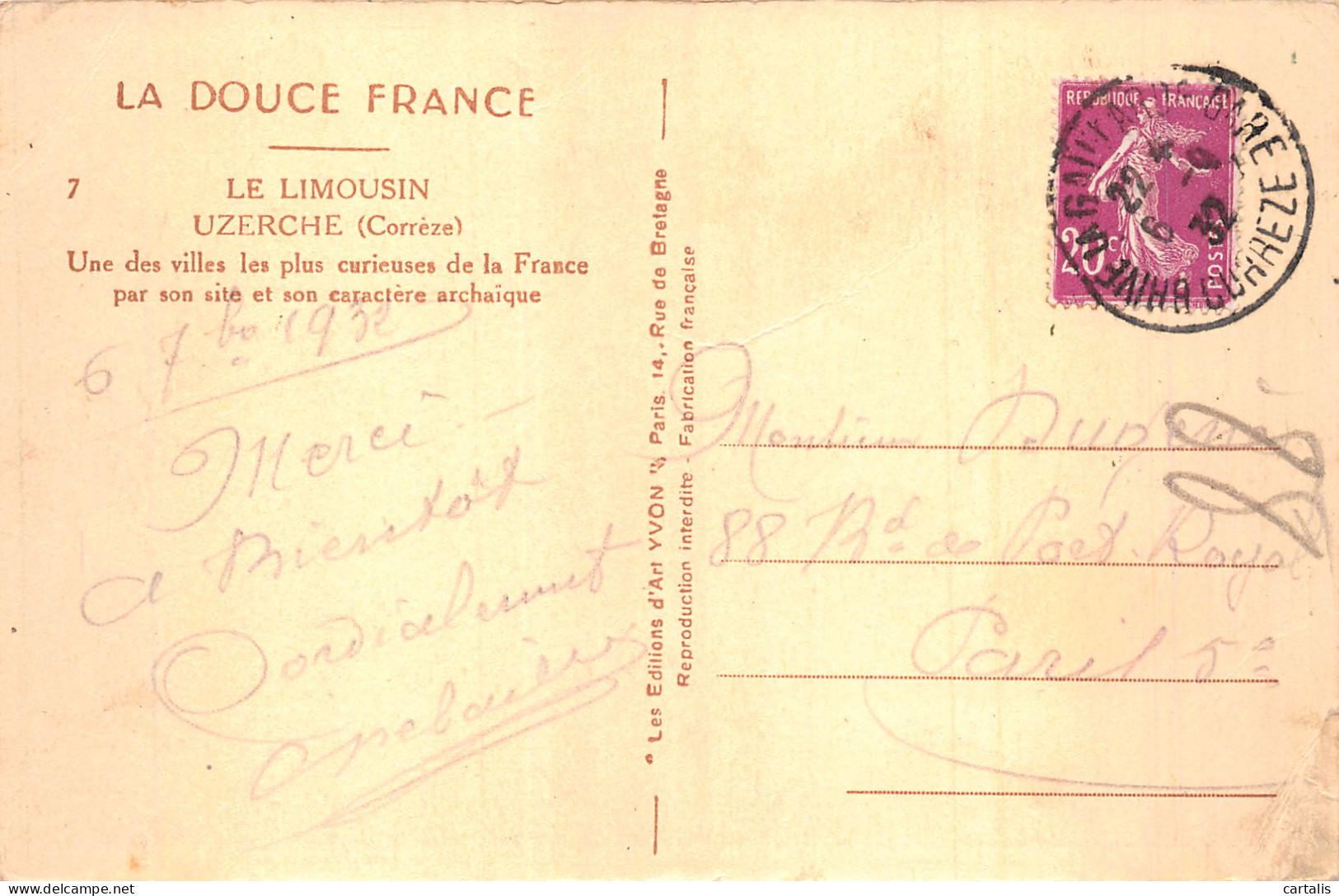 19-UZERCHE-N°4477-C/0181 - Uzerche