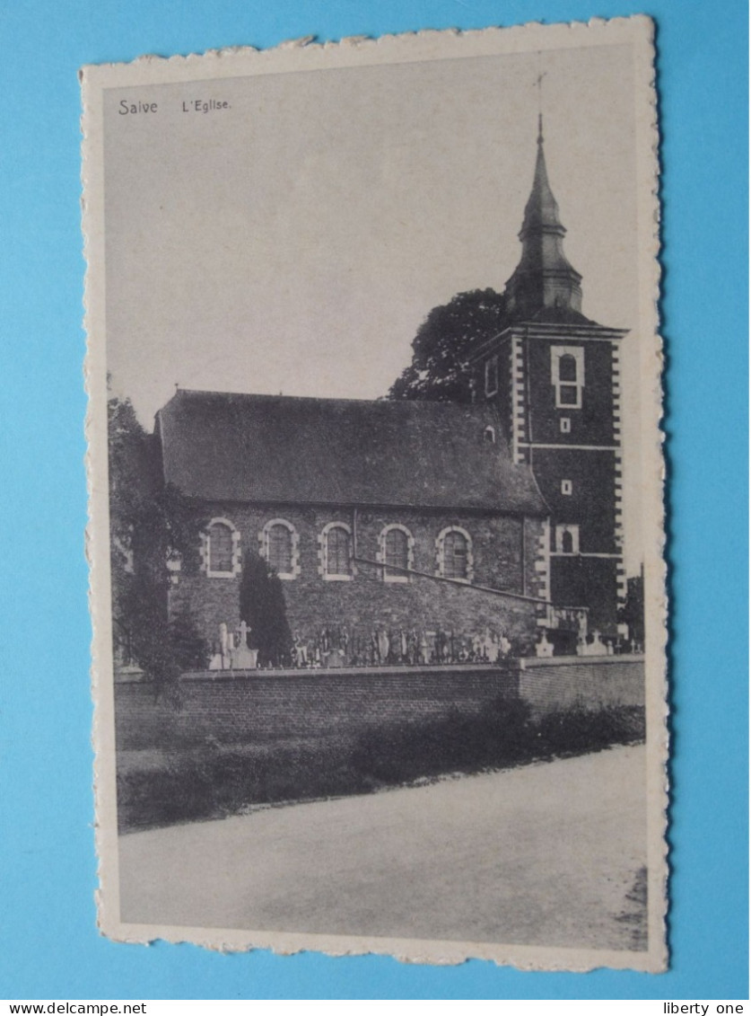 SAIVE - L'Eglise ( Edit.: A. Fraikin-Fassotte ) Anno 19?? ( Zie/voir Scans ) ! - Blegny