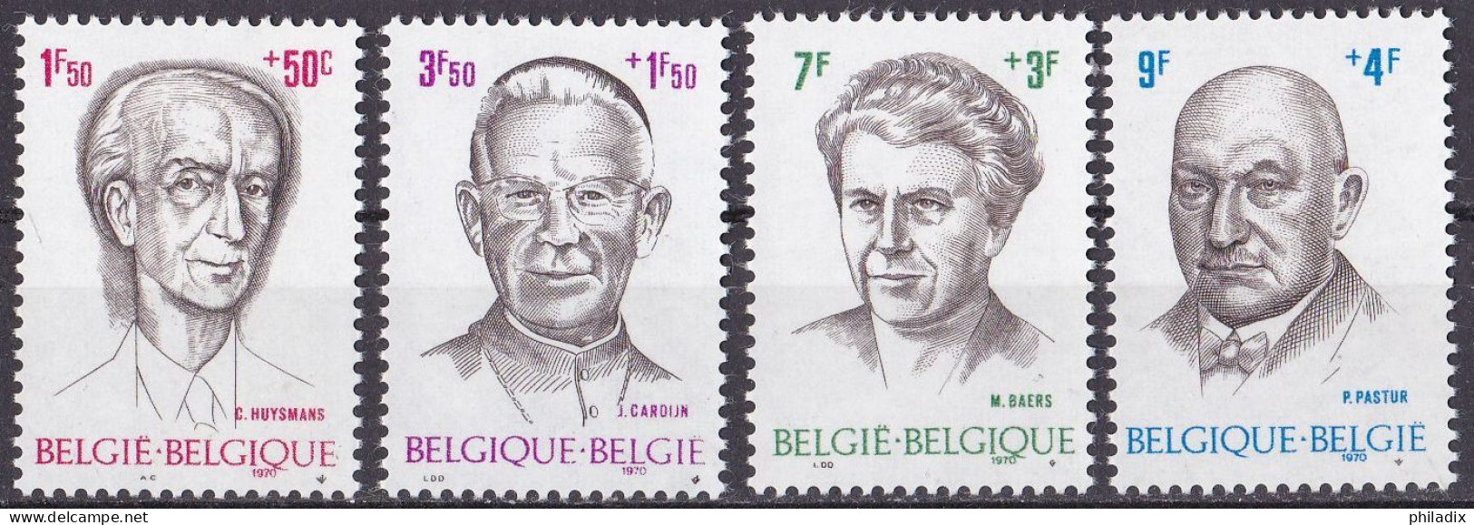 Belgien Satz Von 1970 **/MNH (A5-12) - Neufs