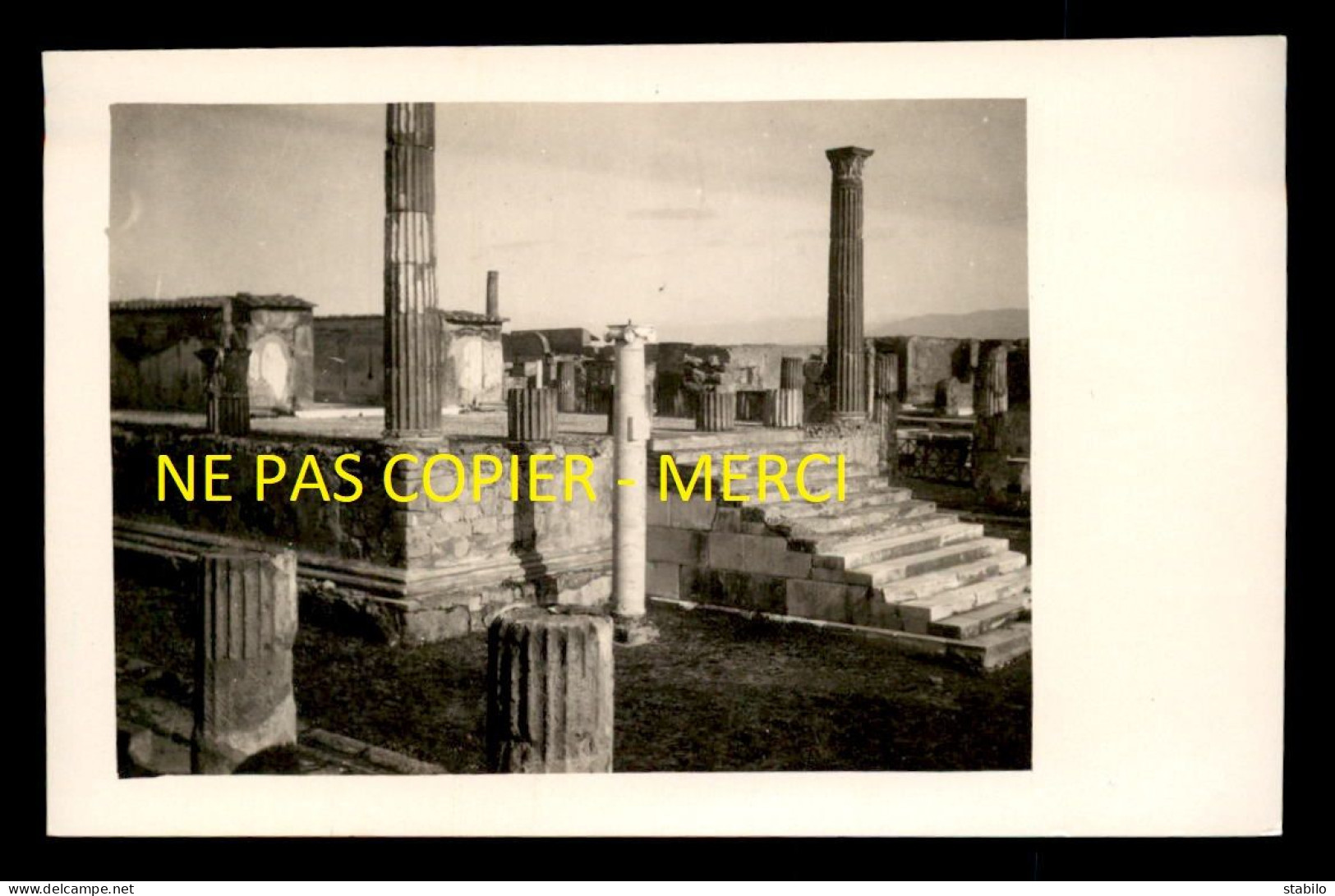 ITALIE - POMPEI - CARTE PHOTO ORIGINALE - Pompei