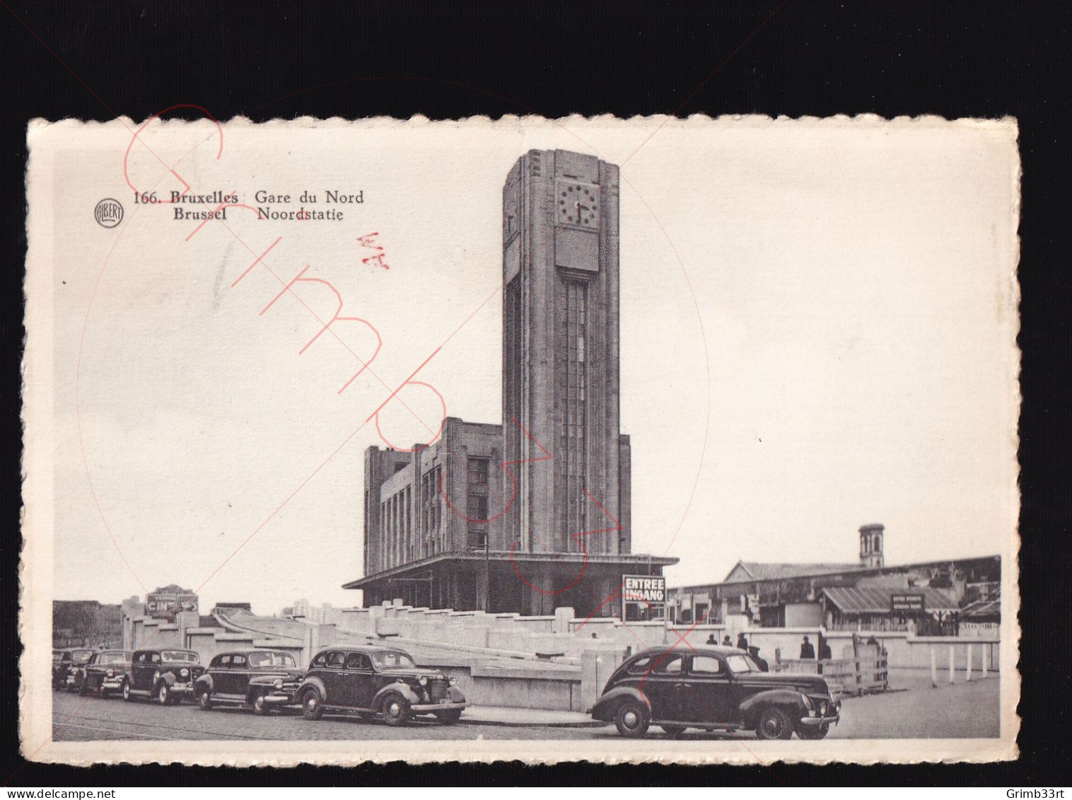 Bruxelles - Gare Du Nord - Postkaart - Chemins De Fer, Gares