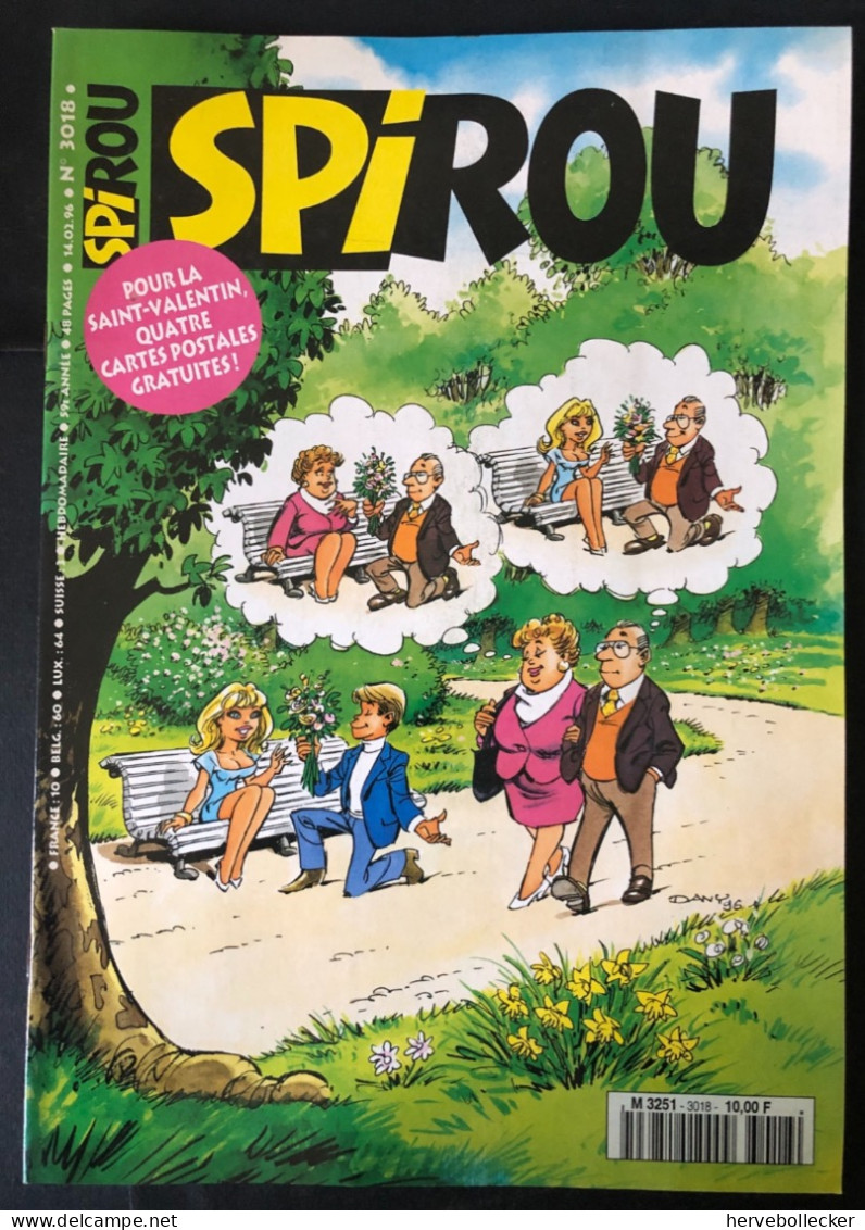 Spirou Hebdomadaire N° 3018 -1996 - Spirou Magazine
