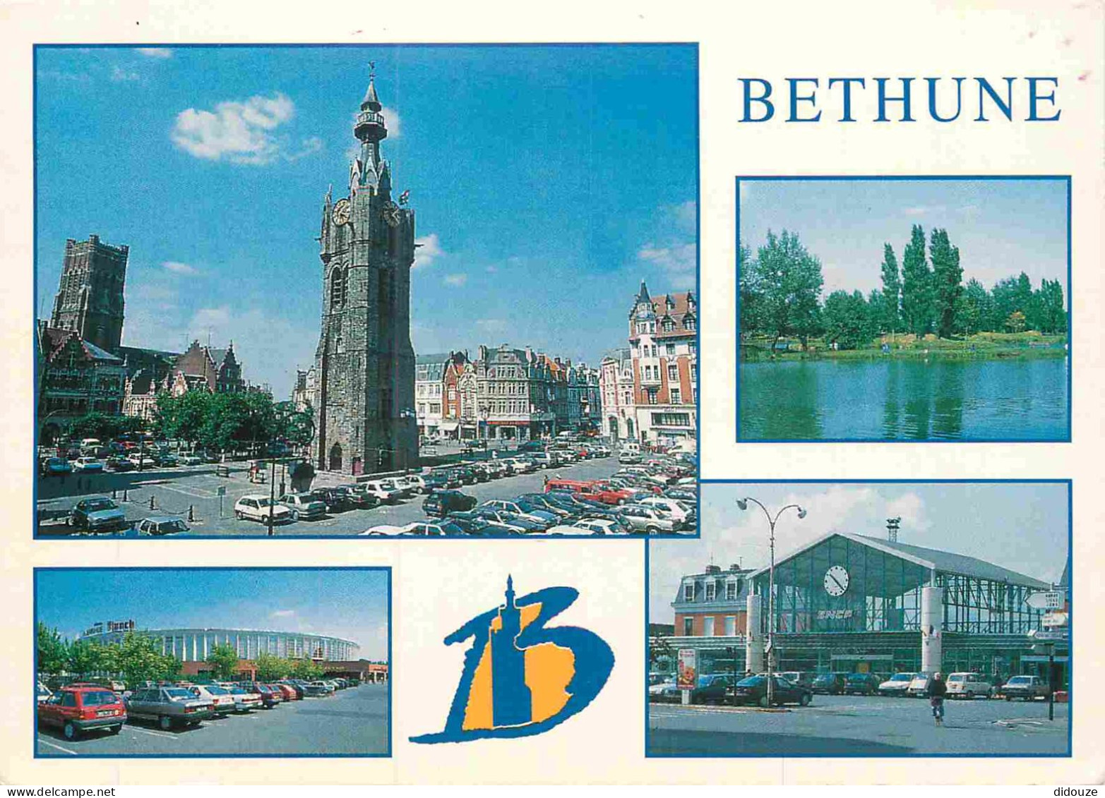 62 - Béthune - Multivues - Automobiles - CPM - Voir Scans Recto-Verso - Bethune