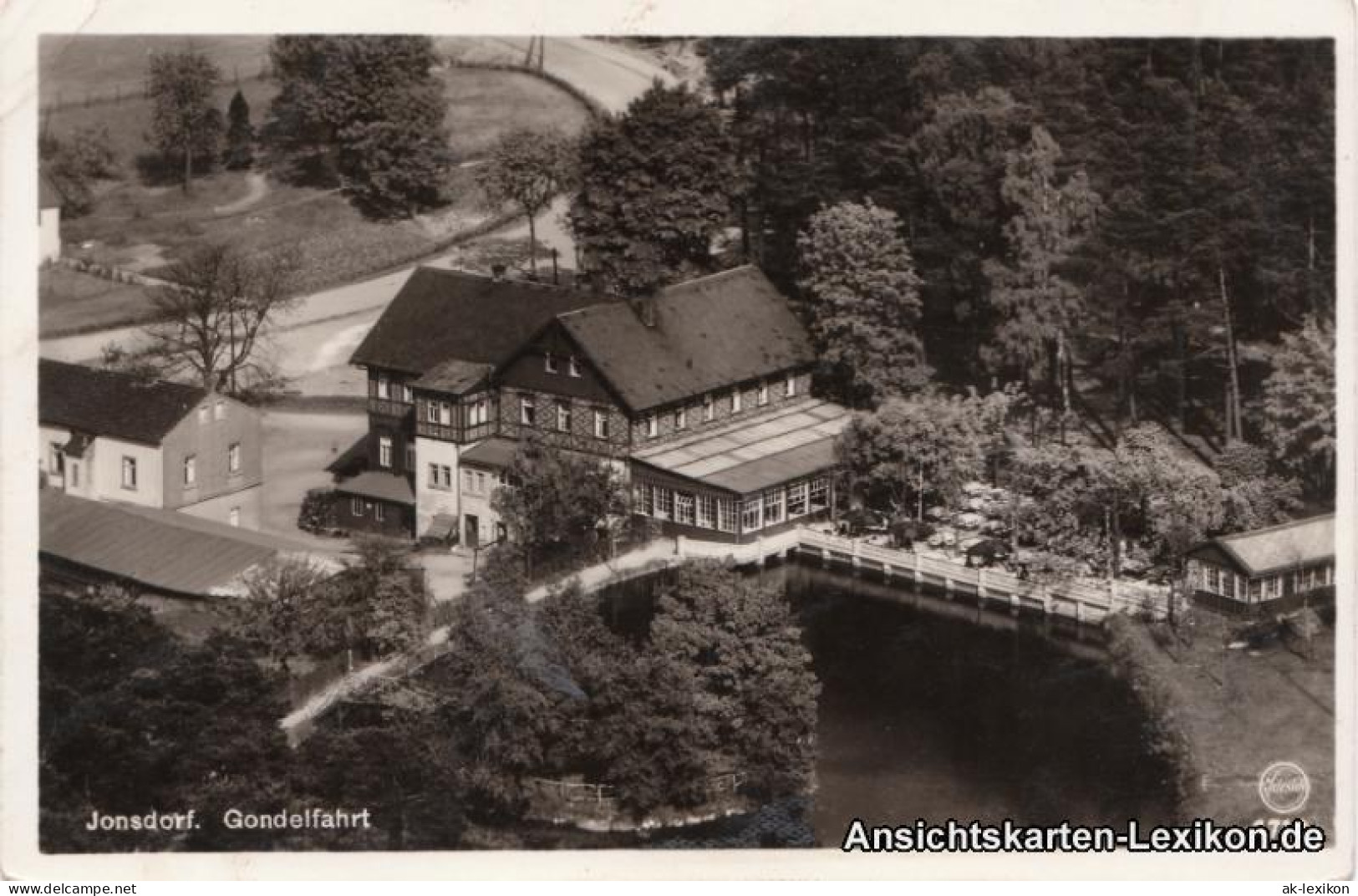 Ansichtskarte Jonsdorf Blick Auf Das Hotel-Kurhaus Gondelfahrt 1932  - Jonsdorf