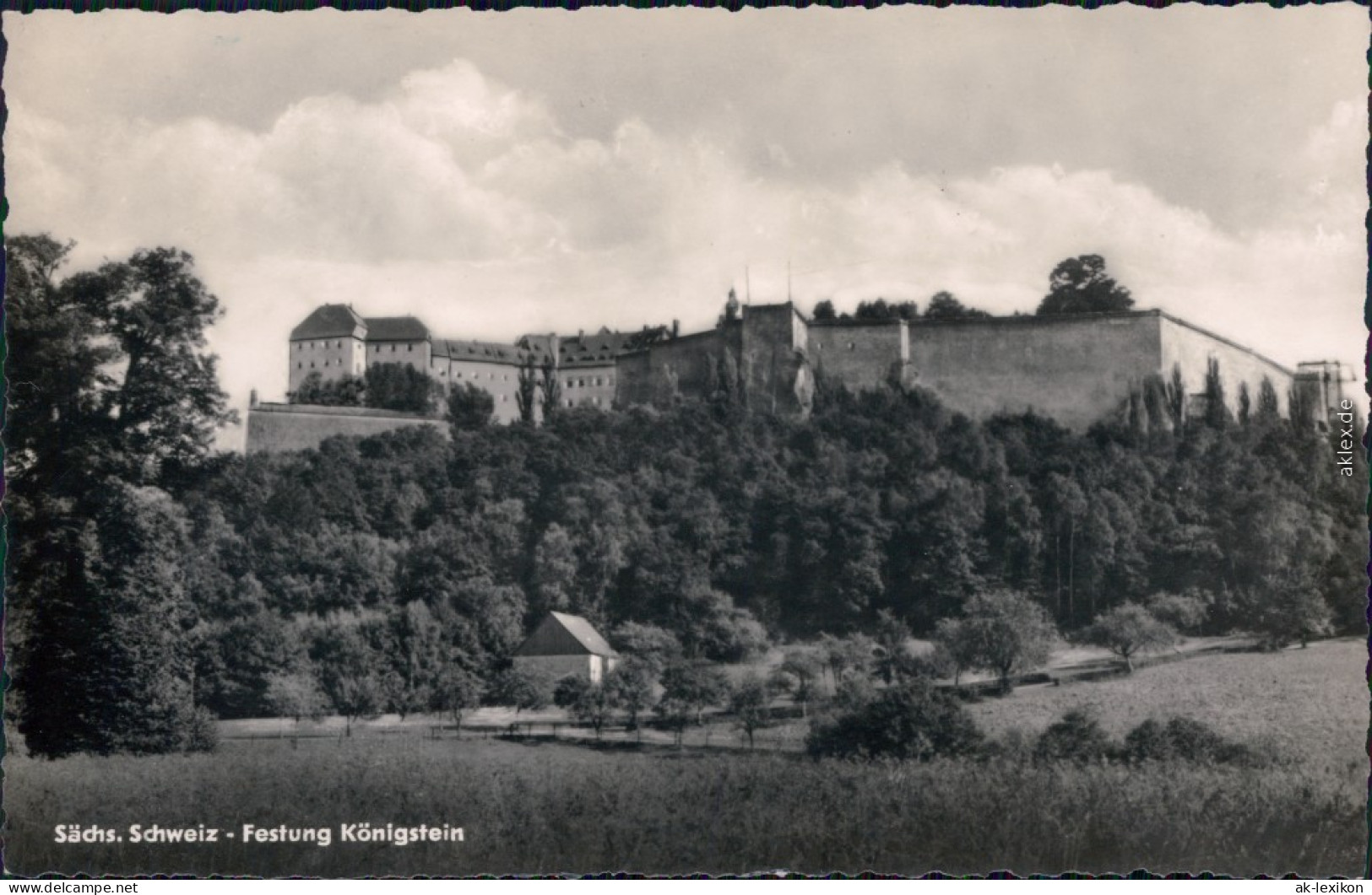 Königstein (Sächsische Schweiz) Festung Königstein 1965 - Koenigstein (Saechs. Schw.)