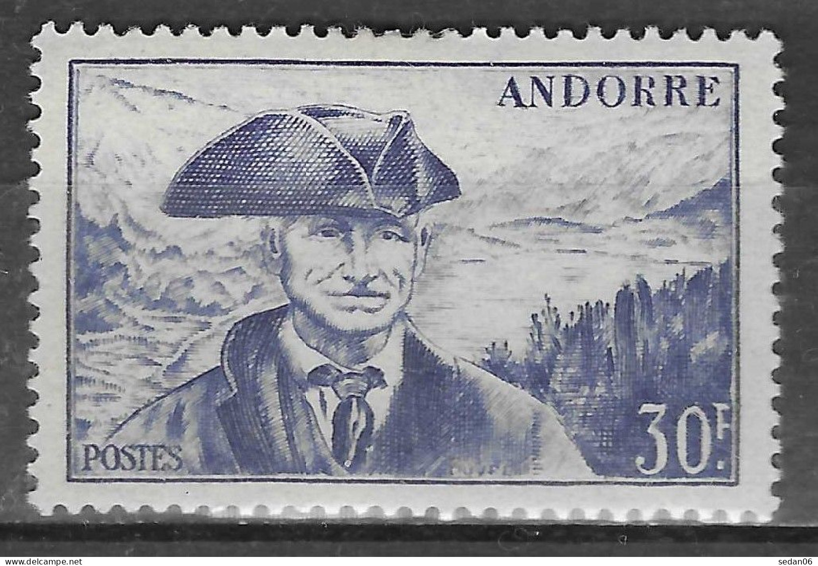 ANDORRE FRANCAIS N°137* - Cote 21.50 € - Ongebruikt