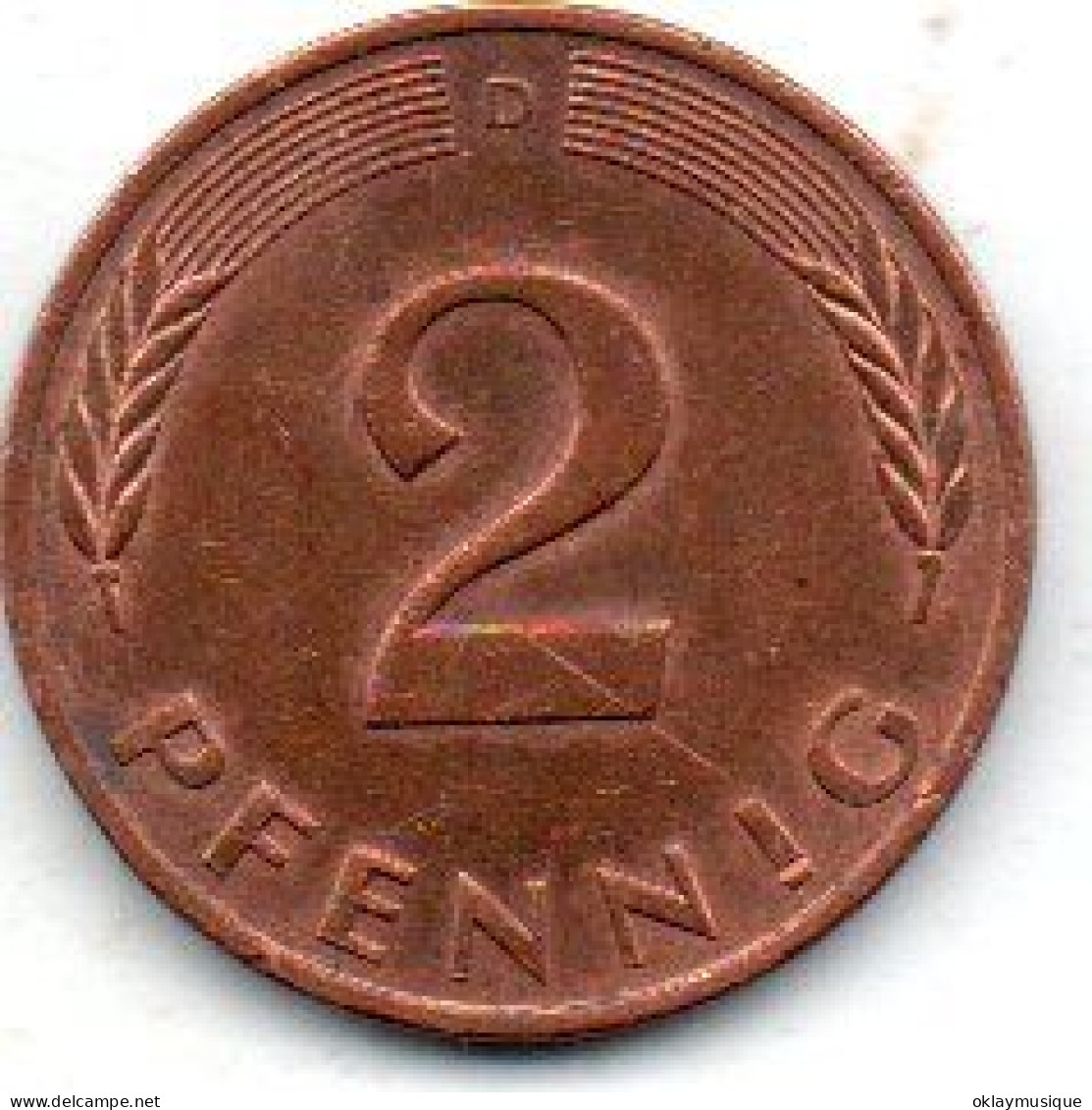 2 Pfennig 1970D - 2 Pfennig