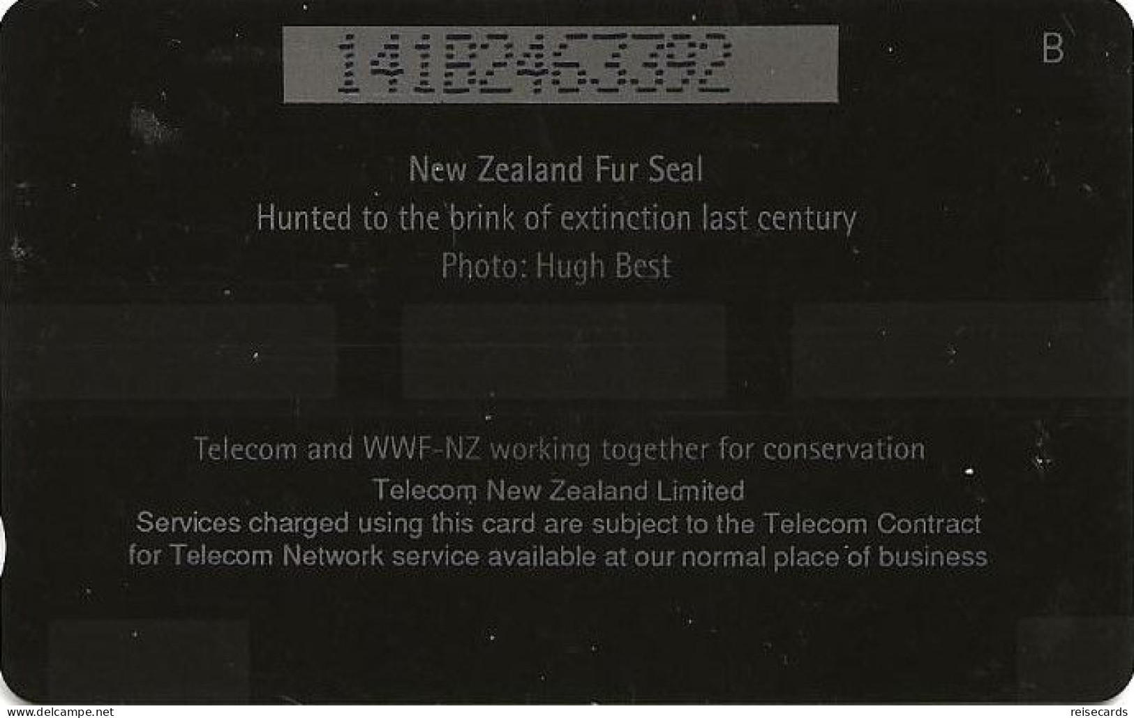 New Zealand: Telecom - 1993 WWF, New Zealand Fur Seal - New Zealand