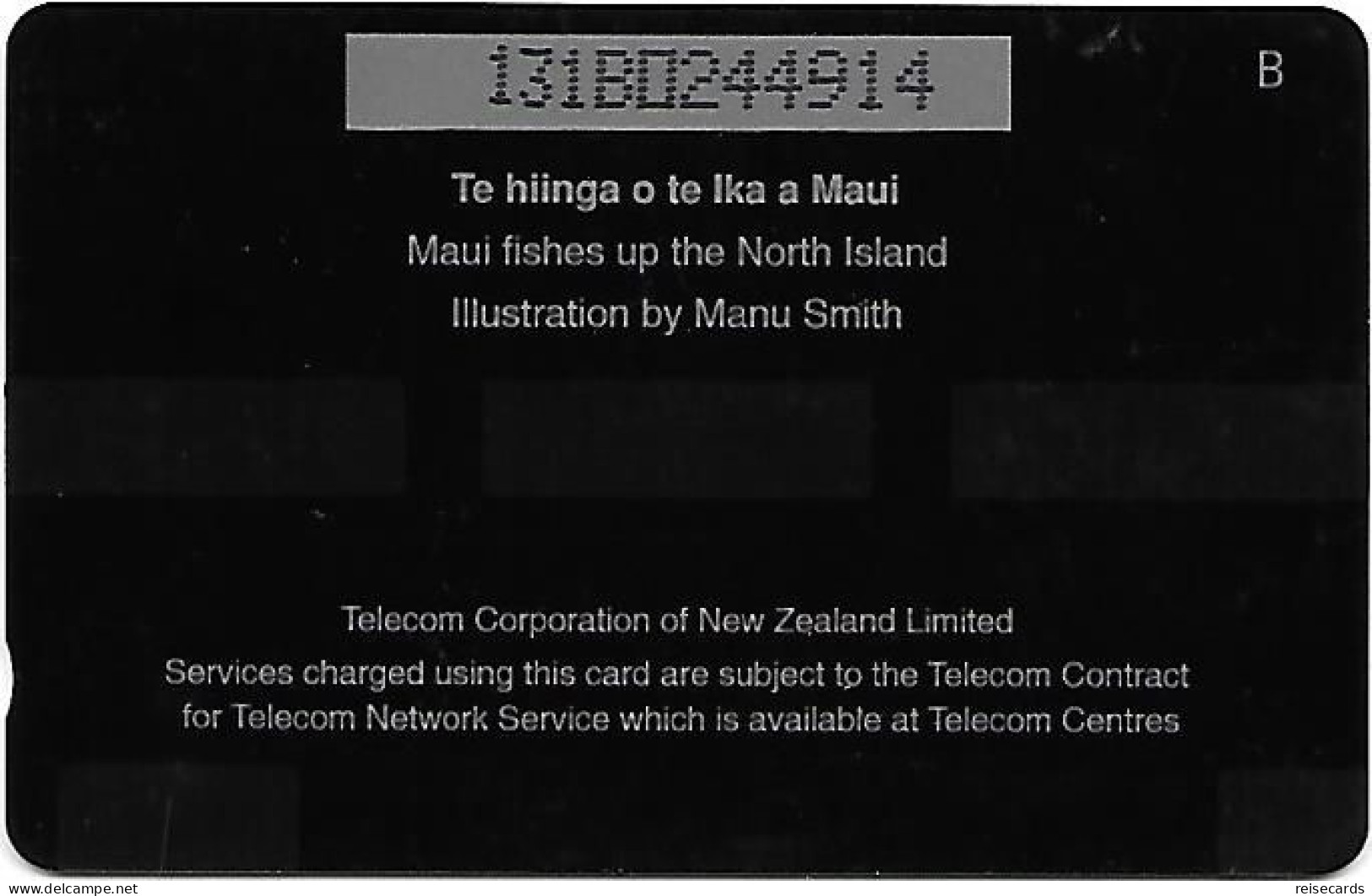 New Zealand: Telecom - 1992 Maori Legend , Maui Fishes Up The North Island - Nuova Zelanda