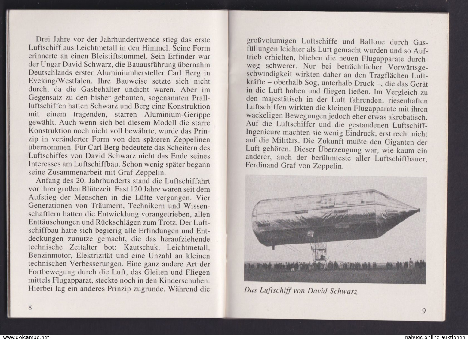 Zeppelin Literatur Thales Themenhefte Broschüre 48 Seiten Reklame U.a. Fuji Film - Zeppeline