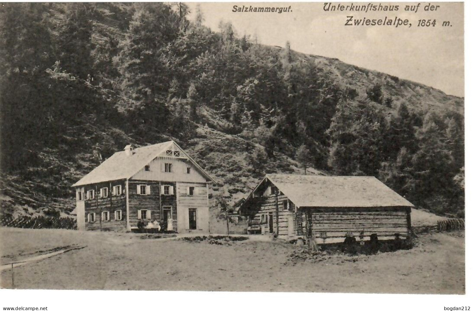 1905 - SALZKAMERGUT  Zwieselalpe Zwischen GOSAU Und ABTENAU , Gute Zustand, 2 Scan - Gmunden