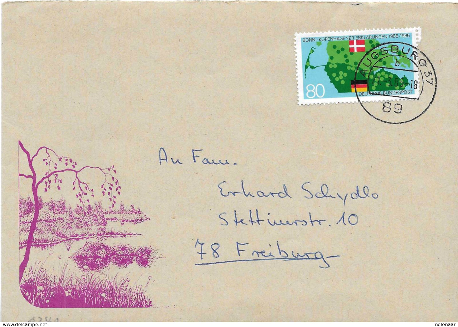 Postzegels > Europa > Duitsland > West-Duitsland > 1980-1989> Brief Met No. 1241 (17335) - Lettres & Documents