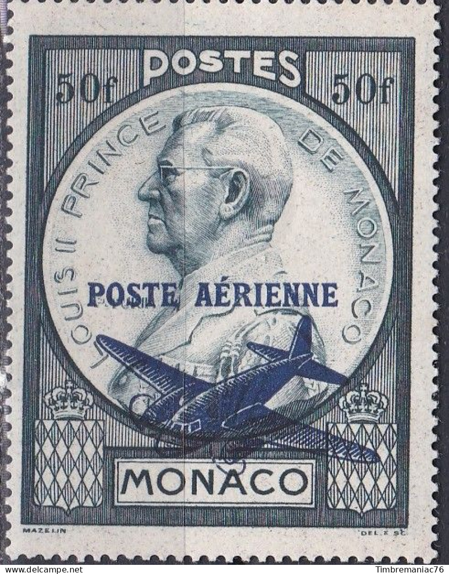 Monaco Poste Aérienne 1946 YT 13 Neuf - Luchtpost